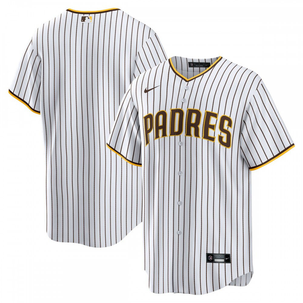 San Diego Padres Home Replica Team Jersey - White-Pro Kit Vault | Brand New 26/27 Sports Jerseys
